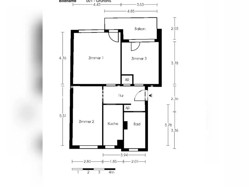 Tauschwohnung: Berlin, Treptow-Köpenick: 3-Zimmer-Wohnung — photo 1